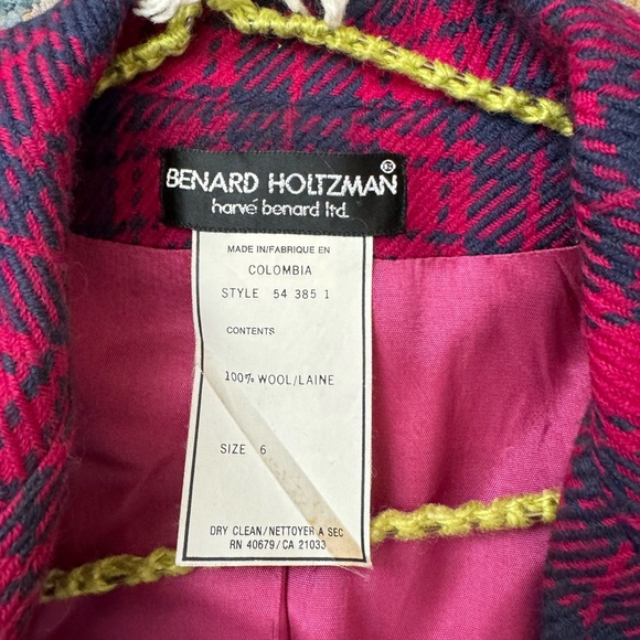 Vintage Pink and Blue Blazer - Picture 2 of 5